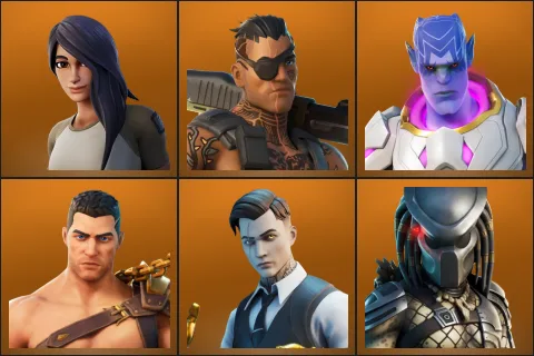Gear Specialist Maya, Joey, Kymera, Menace, Midas, Predator