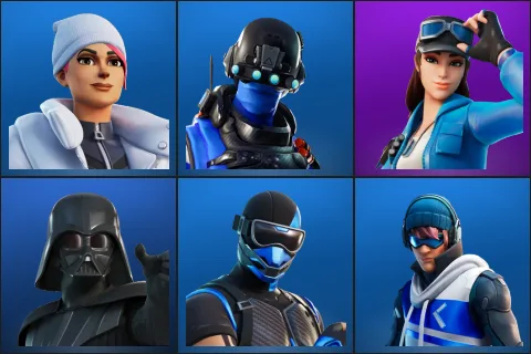 Blizzard Bomber, Carbon Commando, Cloud Striker, Darth Vader, Fixer, Point Patroller
