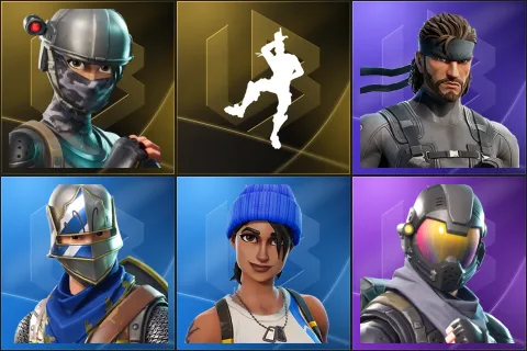 Elite Agent, Take The L, Solid Snake, Blue Squire, Blue Team Leader, Rogue Agent