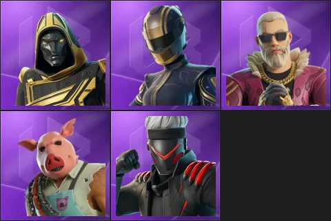 Blitz Knight, Hairpin, Kingsley, Pig the Butcher, Shinji