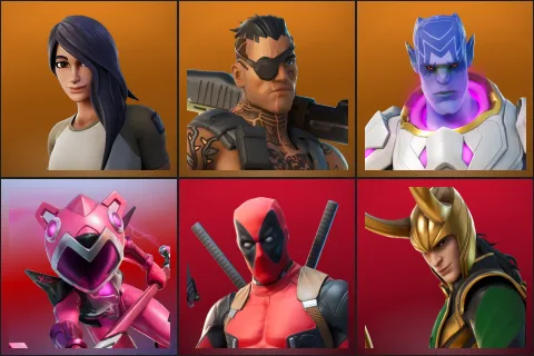 Gear Specialist Maya, Joey, Kymera, Mecha Cuddle Master, Deadpool, Loki Laufeyson