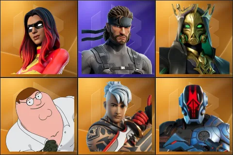 Joltara, Solid Snake, Hades, Peter Griffin, Ronin, The Foundation