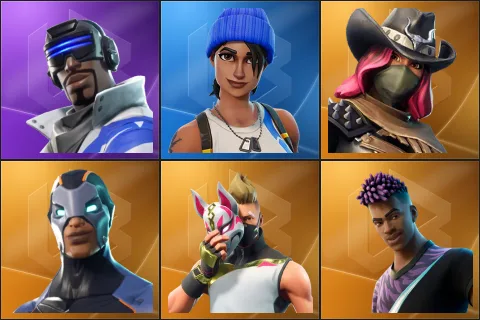 Blue Striker, Blue Team Leader, Calamity, Carbide, Drift, Fade