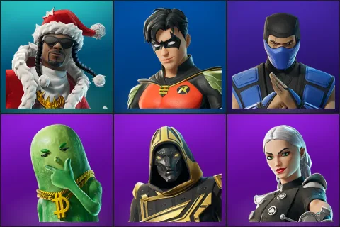 Santa Dogg, Robin, Sub-Zero (MK3), Big Dill, Blitz Knight, Cassidy Quinn