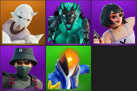 Snap, Cerberus, Evie, Phantasm, Cosmic Infinity