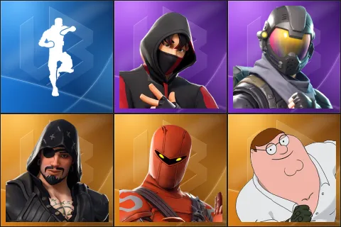 Scenario, IKONIK, Rogue Agent, Blackheart, Hybrid, Peter Griffin
