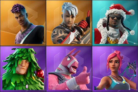 Fade, Ronin, Santa Dogg, Lt. Evergreen, Lt. John Llama, Ocean