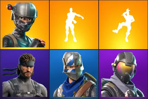 Elite Agent, Floss, Take The L, Solid Snake, Blue Squire, Rogue Agent