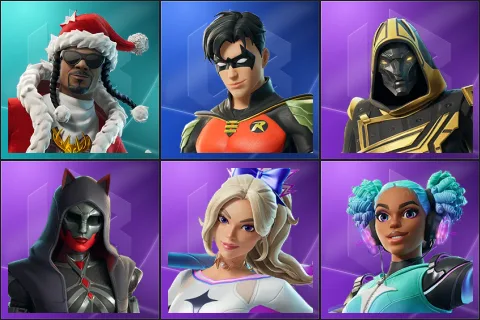 Santa Dogg, Robin, Blitz Knight, Felina, Haylee Skye, Synthwave