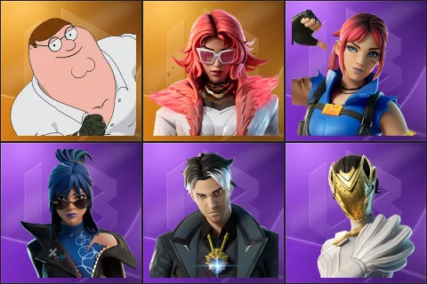 Peter Griffin, Valeria, Explorer Emilie, Hope, Montague, Nisha