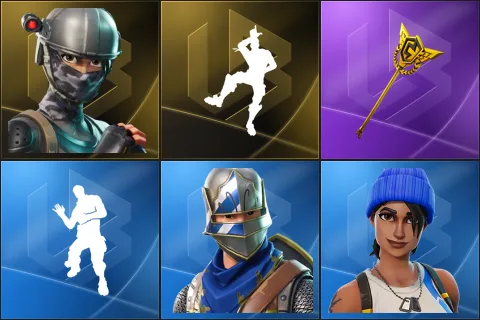 Elite Agent, Take The L, The Axe of Champions, Laugh It Up, Blue Squire, Blue Team Leader
