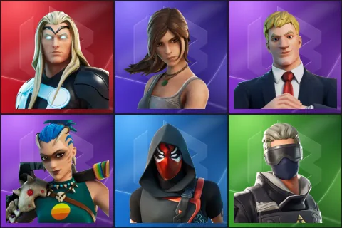Thor, Lara Croft, Agent Jones, Tarana, Seeker, Verge