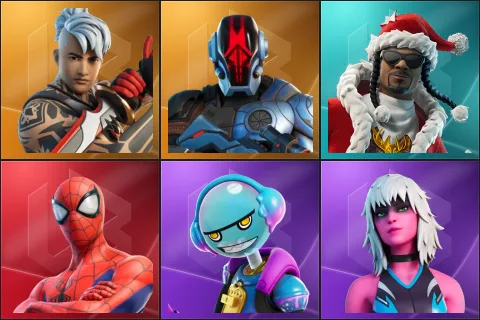 Ronin, The Foundation, Santa Dogg, Spider-Man, Gumbo, Harlowe
