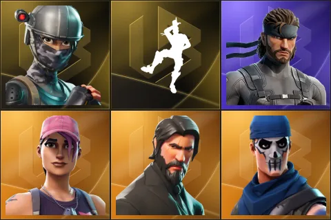 Elite Agent, Take The L, Solid Snake, Rose Team Leader, The Reaper, Warpaint