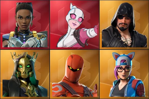 Shuri, Gwenpool, Blackheart, Hades, Hybrid, Lynx
