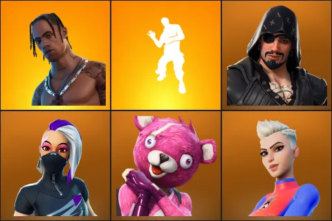Travis Scott, Laugh It Up, Blackheart, Catalyst, Cuddle Team Leader, Dynamo Dancer