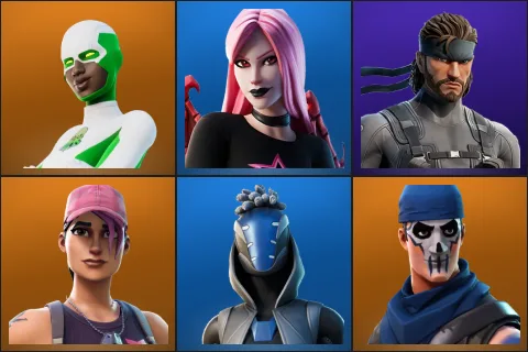 Backlash, Haze, Solid Snake, Rose Team Leader, Sultura, Warpaint