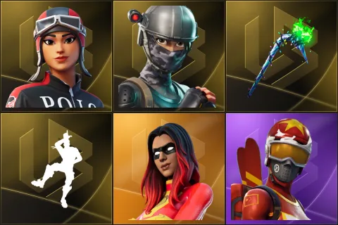 Polo Prodigy, Elite Agent, Merry Mint Axe, Take The L, Joltara, Mogul Master (CHN)