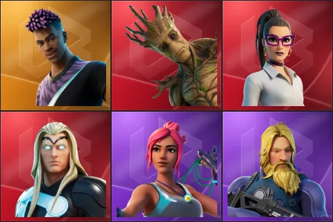 Fade, Groot, Jennifer Walters, Thor, Ocean, Scuba Jonesy