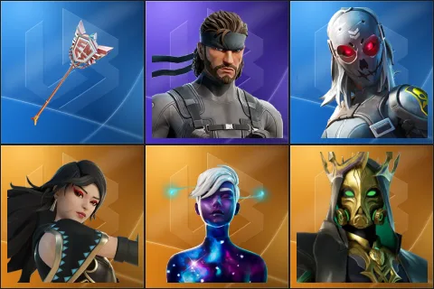 The Axe of Champions 2.0, Solid Snake, Zadie, Era, Galaxy Scout, Hades