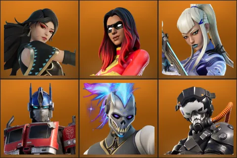 Era, Joltara, Mizuki, Optimus Prime, Renzo the Destroyer, Supersonic