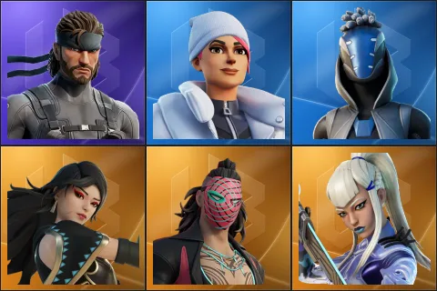 Solid Snake, Blizzard Bomber, Sultura, Era, Kado Thorne, Mizuki