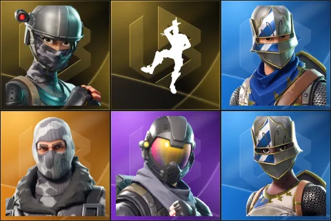 Elite Agent, Take The L, Blue Squire, Havoc, Rogue Agent, Royale Knight