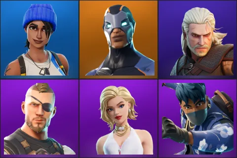 Blue Team Leader, Carbide, Geralt of Rivia, Battlehawk, Cat Holloway, Florin