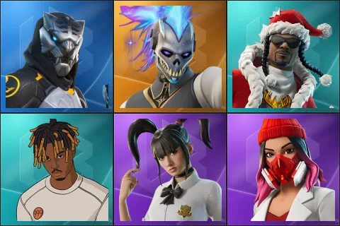 Huntmaster Saber, Renzo the Destroyer, Santa Dogg, Slayer Juice WRLD, Yuki Yubari, Yulejacket