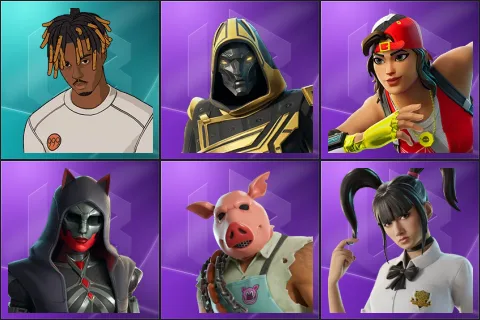 Slayer Juice WRLD, Blitz Knight, Champion Sparkplug, Felina, Pig the Butcher, Yuki Yubari