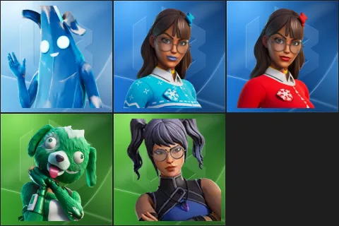 Polar Peely, Blizzabelle, Krisabelle, Clover Team Leader, Crystal