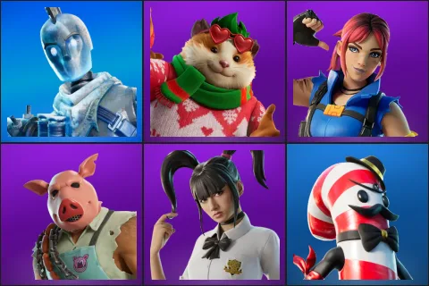 Glacial Dummy, Cheeks, Explorer Emilie, Pig the Butcher, Yuki Yubari, Mr. Dappermint
