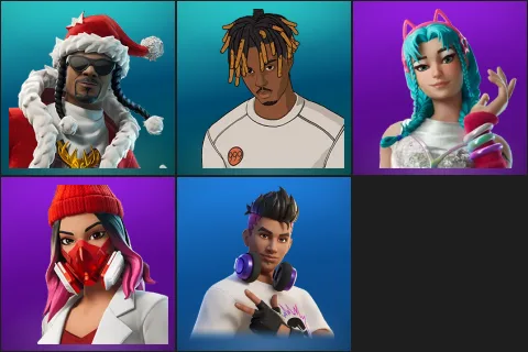 Santa Dogg, Slayer Juice WRLD, Katalina, Yulejacket, Chord Kahele