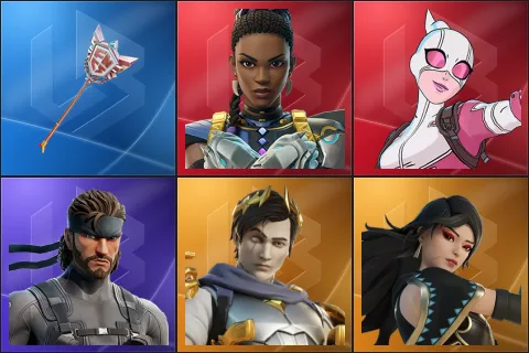 The Axe of Champions 2.0, Shuri, Gwenpool, Solid Snake, Ascendant Midas, Era