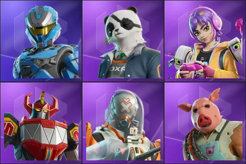 UNSC Spartan, Agent Patch, Battle Gamer Mae, Dino Megazord, Lt. Ripp Slade, Pig the Butcher
