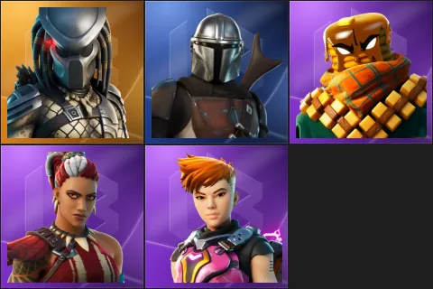 Predator, Mandalorian, Mancake, Mave, Reese