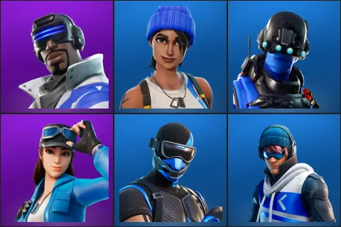 Blue Striker, Blue Team Leader, Carbon Commando, Cloud Striker, Fixer, Point Patroller