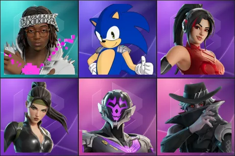 Tour Ready Lil Tecca, Sonic the Hedgehog, Dragonheart Demi, Grace Crowne, Mortuus X, Osric the Uninvited