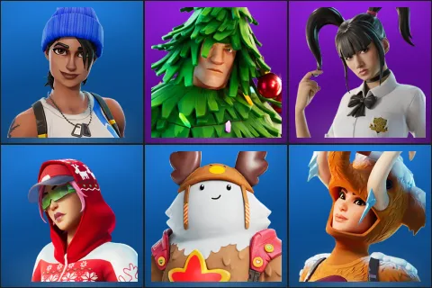 Blue Team Leader, Lt. Evergreen, Yuki Yubari, Arctic Adeline, Sled Ready Guff, Wooly Warrior