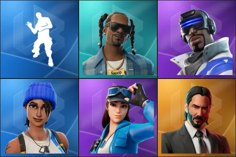 Laugh It Up, Snoop Dogg, Blue Striker, Blue Team Leader, Cloud Striker, John Wick