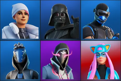 Blizzard Bomber, Darth Vader, Fixer, Sultura, Xander, Alli