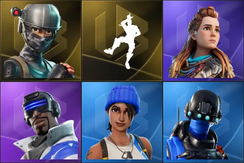 Elite Agent, Take The L, Aloy, Blue Striker, Blue Team Leader, Carbon Commando