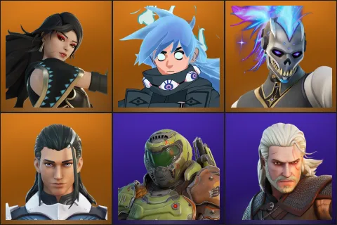 Era, Nezumi, Renzo the Destroyer, The Ageless, Doom Slayer, Geralt of Rivia