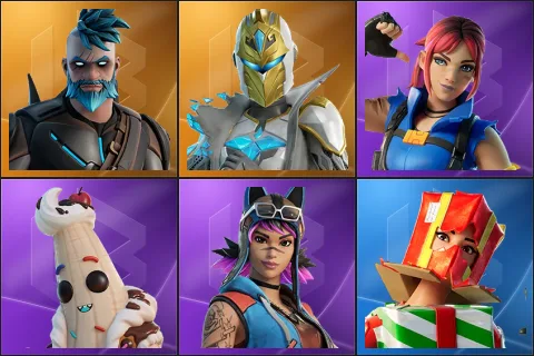 Omegarok, Spectra Knight, Explorer Emilie, Lil Split, Renegade Lynx, Holiday Boxy