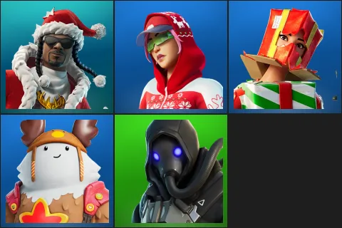 Santa Dogg, Arctic Adeline, Holiday Boxy, Sled Ready Guff, Order Remnant