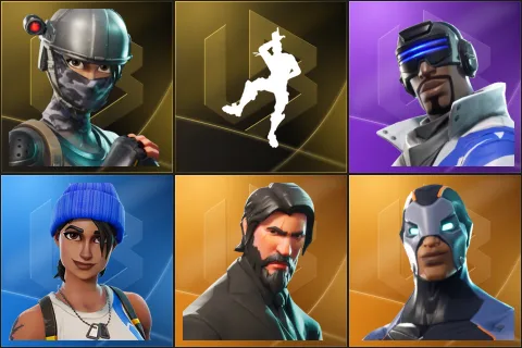 Elite Agent, Take The L, Blue Striker, Blue Team Leader, The Reaper, Carbide