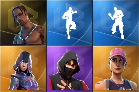 Travis Scott, Scenario, Laugh It Up, Glow, IKONIK, Rose Team Leader