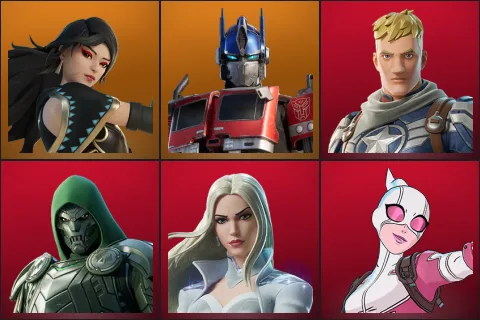 Era, Optimus Prime, Captain Jones, Doom, Emma Frost, Gwenpool