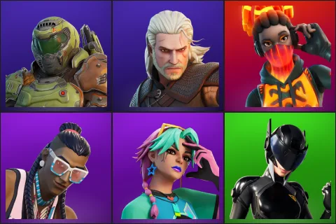 Doom Slayer, Geralt of Rivia, Tectonic Komplex, Massai, Selene, B.R.U.T.E. Gunner