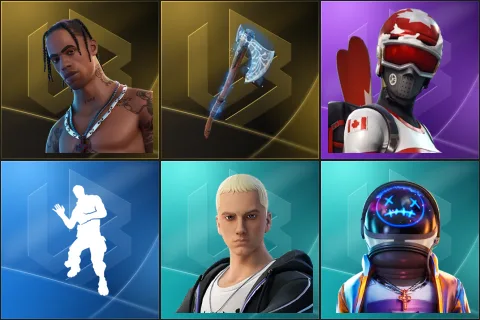 Travis Scott, Leviathan Axe, Mogul Master (CAN), Laugh It Up, Slim Shady, Astro Jack